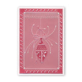 Tina's Christmas Baubles <br/>A4 Square Groovi Plate
