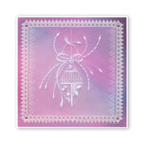Tina's Christmas Baubles <br/>A4 Square Groovi Plate