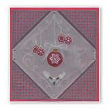Tina's Christmas Corners 3 <br/>A4 Square Groovi Plate