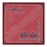 Tina's Christmas Corners 3 <br/>A4 Square Groovi Plate