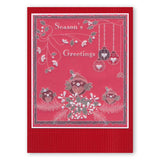 Tina's Christmas Corners 3 <br/>A4 Square Groovi Plate