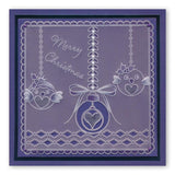 Tina's Christmas Corners 3 <br/>A4 Square Groovi Plate