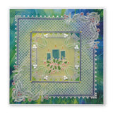 Tina's Christmas Corners 3 <br/>A4 Square Groovi Plate