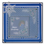 Tina's Christmas Corners 3 <br/>A4 Square Groovi Plate