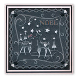 Tina's Christmas Corners 4 <br/>A4 Square Groovi Plate