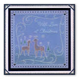 Tina's Christmas Corners 4 <br/>A4 Square Groovi Plate