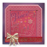 Tina's Christmas Corners 4 <br/>A4 Square Groovi Plate