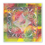 Tina's Holly Frame <br/>A5 Square Groovi Plate