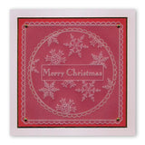 Tina's Christmas Corners 2 <br/>A4 Square Groovi Plate
