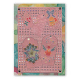 Tina's Christmas Corners 2 <br/>A4 Square Groovi Plate