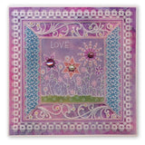 Tina's Star Frame <br/>A5 Square Groovi Plate