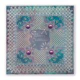 Tina's Poinsettia Frame <br/>A5 Square Groovi Plate