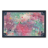 Tina's Christmas Snowman & Robins <br/>A4 Square Groovi Plate