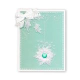 Tina's Christmas Snowman & Robins <br/>A4 Square Groovi Plate
