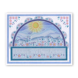 Tina's Floral Doodle Border <br/>Groovi Border Plate