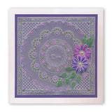 Tina's Floral Doodle Border <br/>Groovi Border Plate