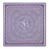Tina's Floral Doodle Border <br/>Groovi Border Plate