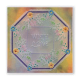 Tina's Floral Swirls & Corners 2 <br/>A4 Square Groovi Plate