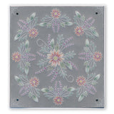 Tina's Floral Swirls & Corners 2 <br/>A4 Square Groovi Plate