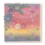 Tina's Floral Swirls & Corners 2 <br/>A4 Square Groovi Plate