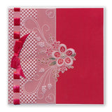 Tina's Floral Swirls & Corners 2 <br/>A4 Square Groovi Plate