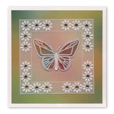 Tina's Butterfly Fun <br/>A5 Square Groovi Plate <br/>(Set GRO-AN-41015-03)
