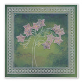 Tina's Tree Fun <br/>A5 Square Groovi Plate <br/>(Set GRO-FL-41016-03)