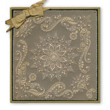Tina's Henna Corners 1 <br/>A4 Square Groovi Plate