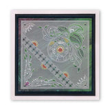 Tina's Henna Petites - A <br/>A6 Square Groovi Baby Plate