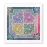 Tina's Henna Petites - A <br/>A6 Square Groovi Baby Plate