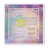 Tina's Geo Layering Rectangles <br/>A5 Square Groovi Plate