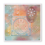 Tina's Geo Layering Rectangles <br/>A5 Square Groovi Plate