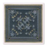 Tina's Aster Flowers Parchlet <br/>A6 Square Groovi Baby Plate