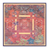 Tina's Rectangle Flowers Parchlet <br/>A6 Square Groovi Baby Plate