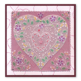 Tina's Star, Heart & Hexagon Parchlets Trio <br/>A6 Square Groovi Baby Plate Set