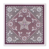 Tina's Star, Heart & Hexagon Parchlets Trio <br/>A6 Square Groovi Baby Plate Set
