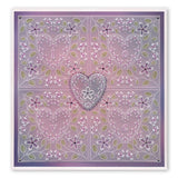 Tina's Star, Heart & Hexagon Parchlets Trio <br/>A6 Square Groovi Baby Plate Set