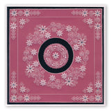 Tina's Rosie Doodle Wreath <br/>A5 Square Groovi Plate
