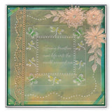 Tina's 3D Flowers & Butterflies <br/>A4 Square Groovi Plate