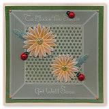 Tina's 3D Flowers & Butterflies <br/>A4 Square Groovi Plate