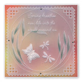 Tina's 3D Flowers & Butterflies <br/>A4 Square Groovi Plate