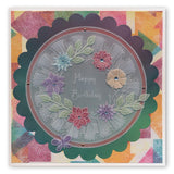 Tina's 3D Flowers & Butterflies <br/>A4 Square Groovi Plate