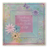 Tina's 3D Flowers & Butterflies <br/>A4 Square Groovi Plate