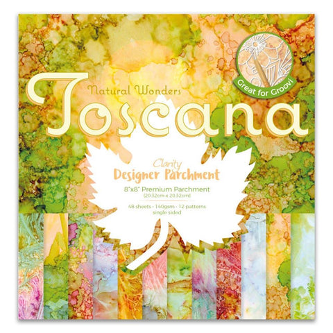 Toscana <br/>Designer Parchment Pack 8" x 8"