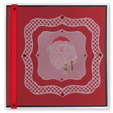 Twas the Night 6 - St. Nick <br/>A6 Square Groovi Baby Plate