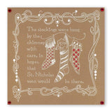 Twas the Night 2 - Stockings <br/>A6 Square Groovi Baby Plate