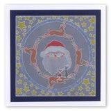 Twas the Night 6 - St. Nick <br/>A6 Square Groovi Baby Plate