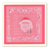 Twas the Night 6 - St. Nick <br/>A6 Square Groovi Baby Plate