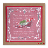 Twas the Night 1 - Shoe <br/>A6 Square Groovi Baby Plate