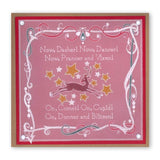 Twas the Night 7 - Now Dasher! <br/>A6 Square Groovi Baby Plate